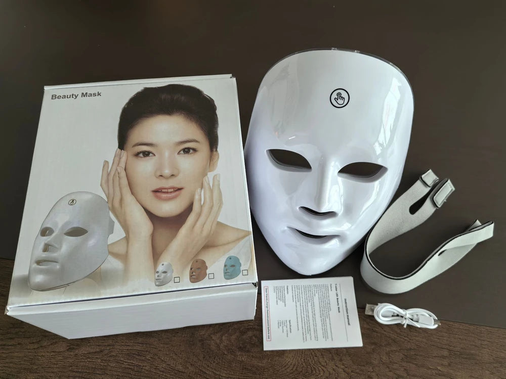 Radiant Glow LED Face Mask:7- Color Light Theraphy