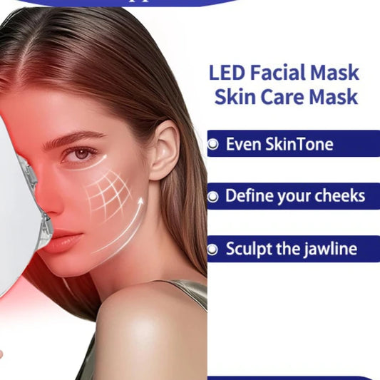 Radiant Glow LED Face Mask:7- Color Light Theraphy