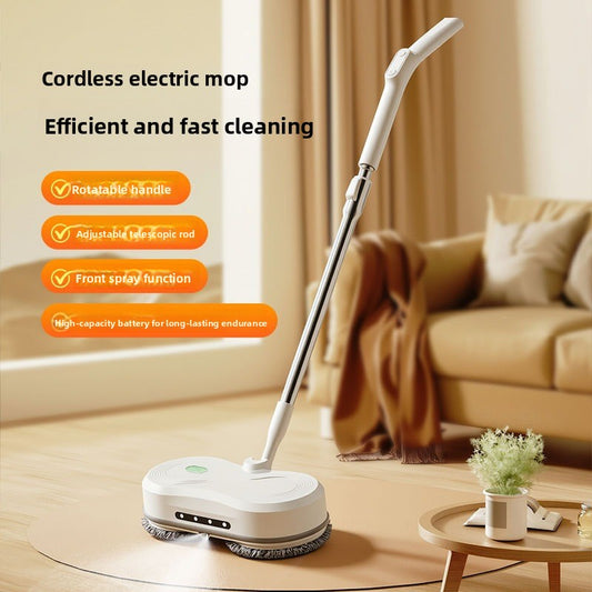 Clean Your Whole Home on One Charge — Cordless Electric Spin Mop