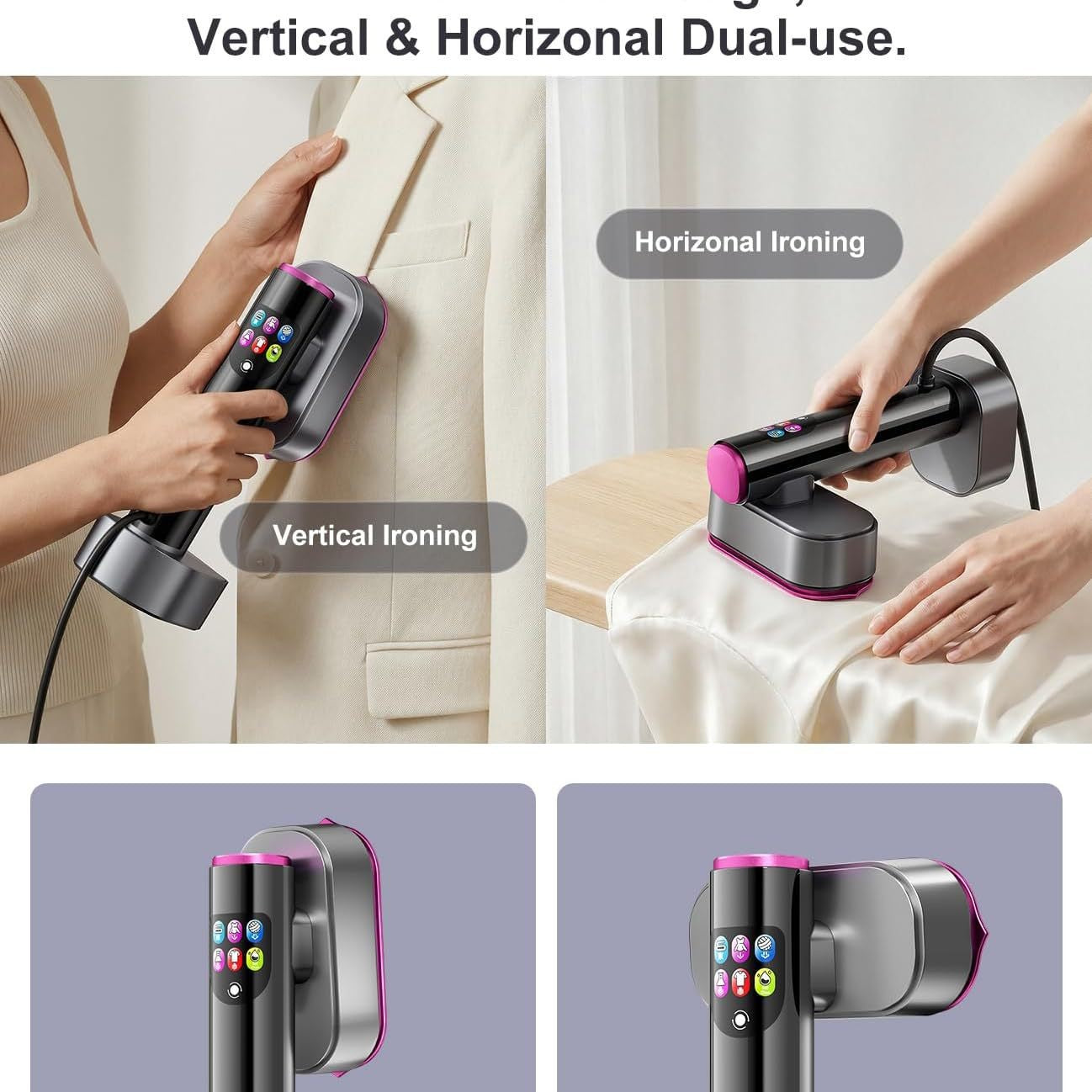 Portable Garment Steamer with Adjustable Steam